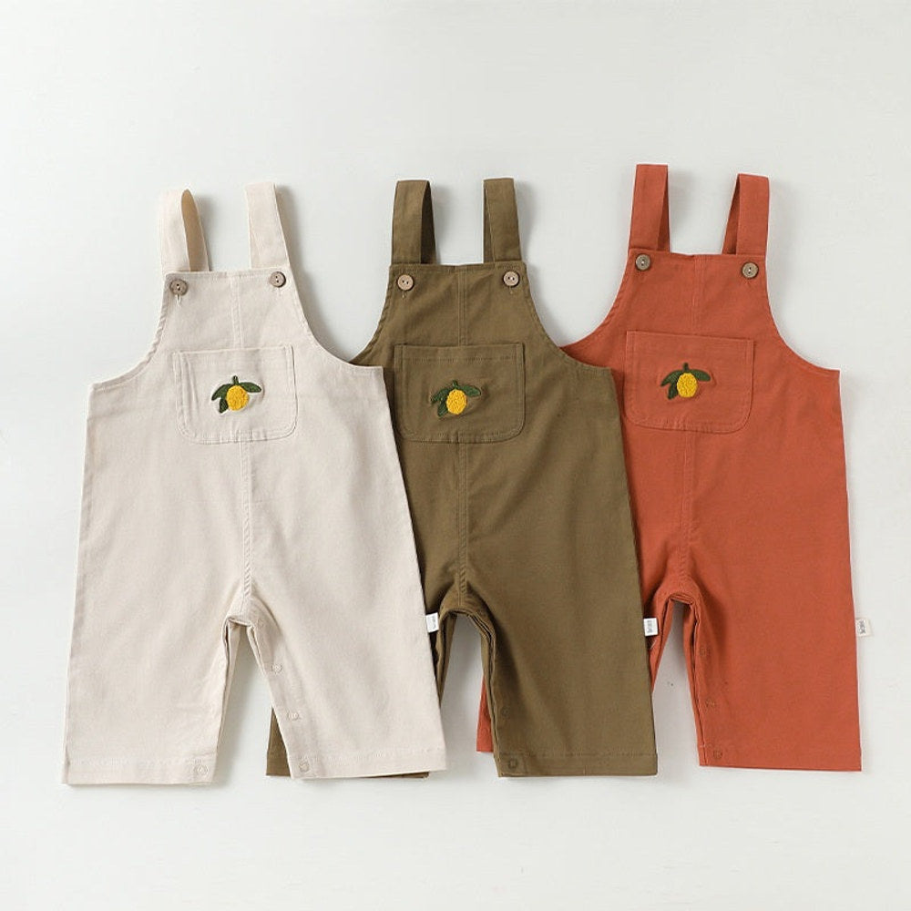 MyKids-USA® Baby Unisex Sleeveless Fruits Pattern Rompers Overalls