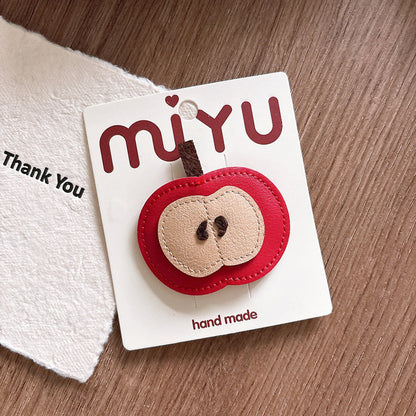 MyKids-USA® Hair Clip – Adorable Leather Cartoon Accessories