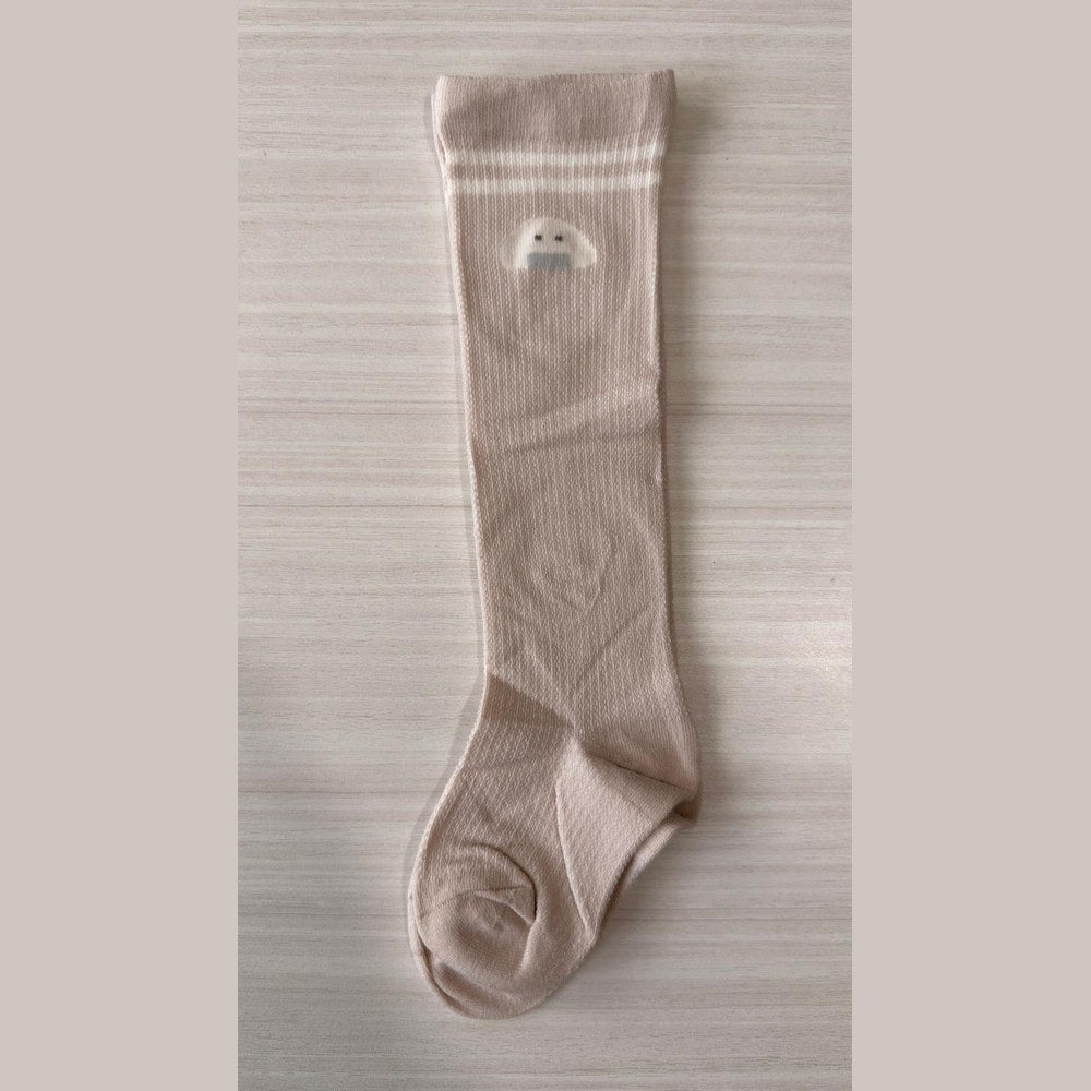 MyKids-USA® Baby Cartoon Graphic Mid Tube College Style Striped Socks