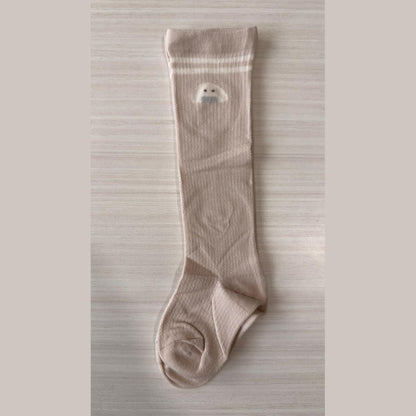 MyKids-USA® Baby Cartoon Graphic Mid Tube College Style Striped Socks