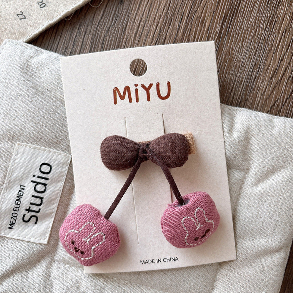MyKids-USA® Collection of 2 Versatile Cute Shape Decorated Hair Clips