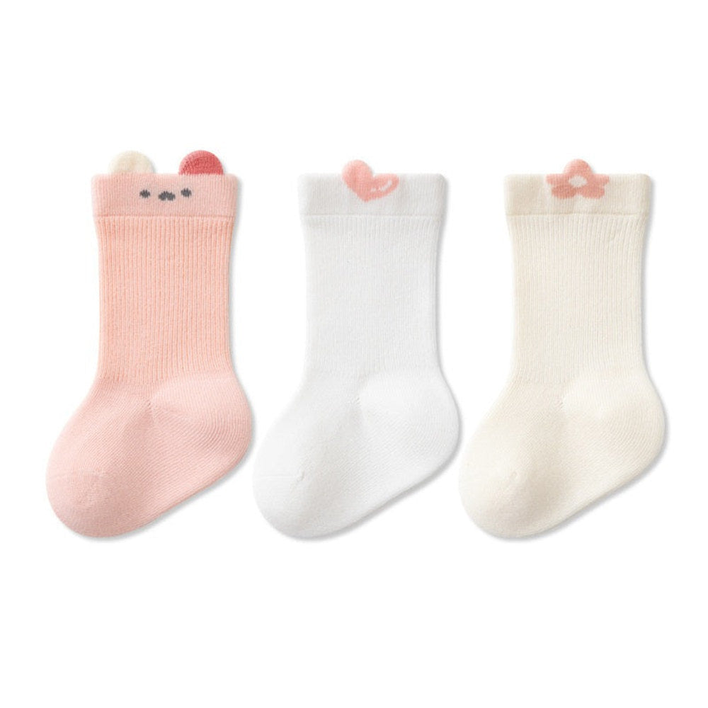 MyKids-USA® Baby Boys and Girls Cute Cartoon Pattern Socks 1 Lot=3-Pair Set