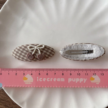 MyKids-USA® Collection of 2 Versatile Brown Color Hair Clips
