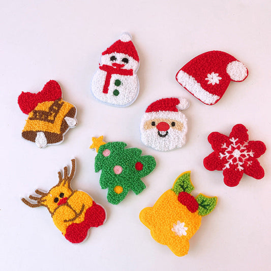 MyKids-USA® Collection of Christmas Cartoon Cute Hair Clips