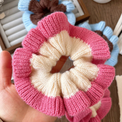 MyKids-USA® Collection of Cute Color Patchwork Hair Ties