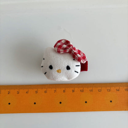 MyKids-USA® Collection of 2 Cute Red Color Cartoon Hair Ties or Hair Clips