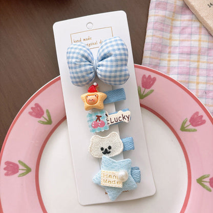 MyKids-USA® Cute Cartoon Pattern Hair Clips