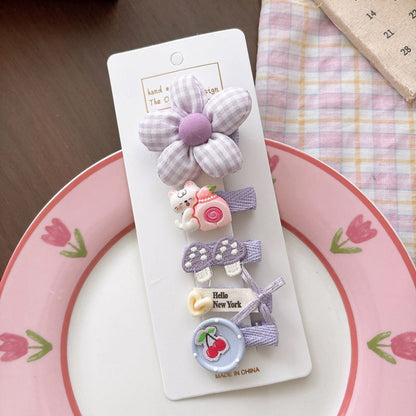 MyKids-USA® Cute Cartoon Pattern Hair Clips