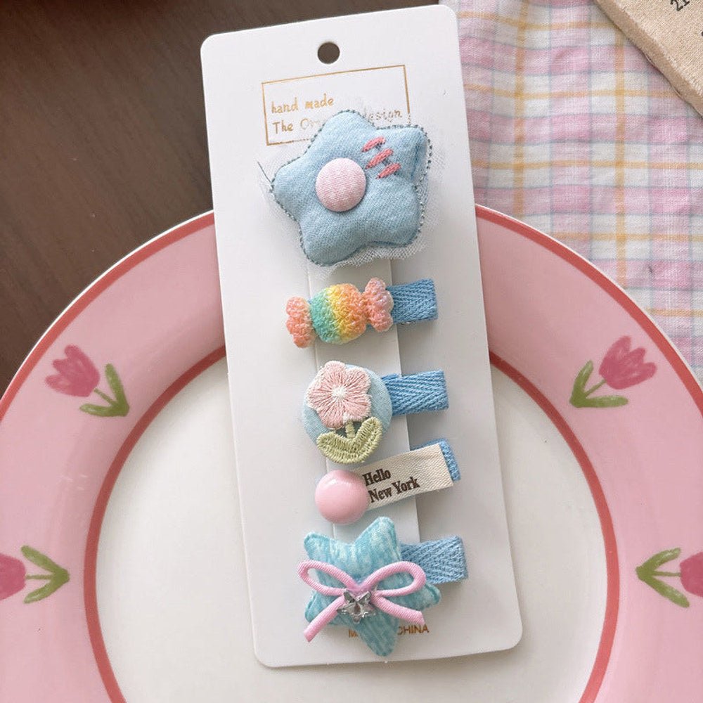 MyKids-USA® Cute Cartoon Pattern Hair Clips