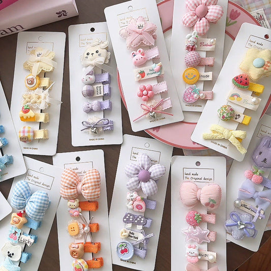MyKids-USA® Cute Cartoon Pattern Hair Clips