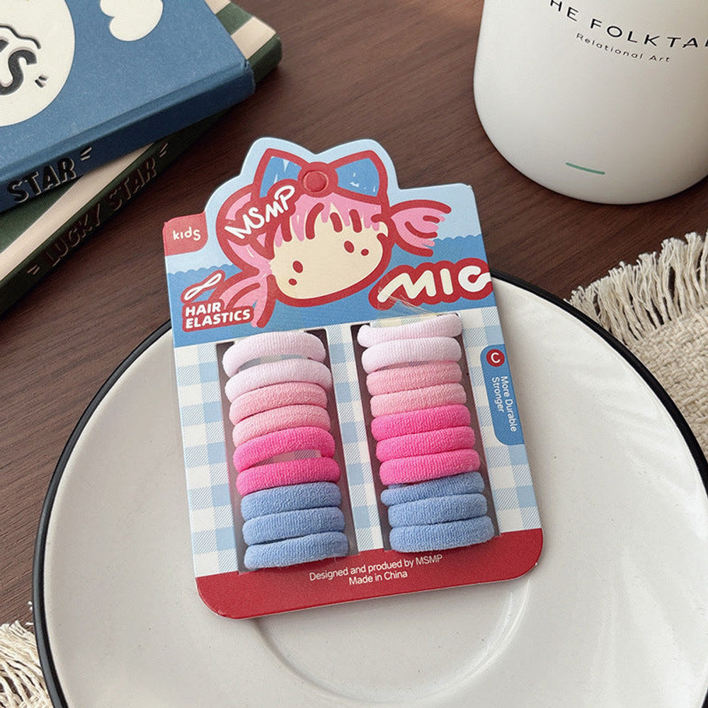 MyKids-USA® Basic Candy Color Elastic Hair Tie