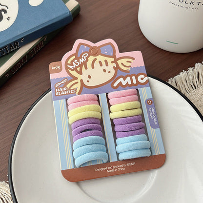 MyKids-USA® Basic Candy Color Elastic Hair Tie