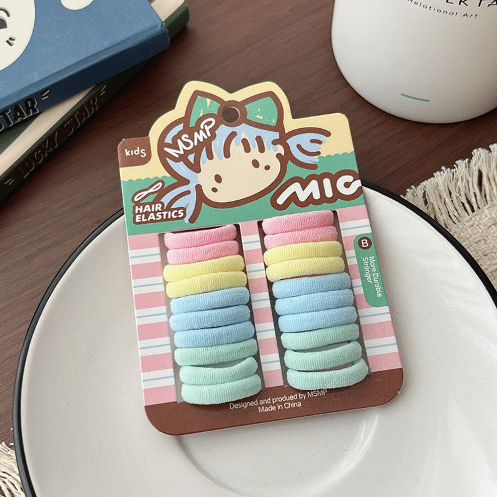 MyKids-USA® Basic Candy Color Elastic Hair Tie
