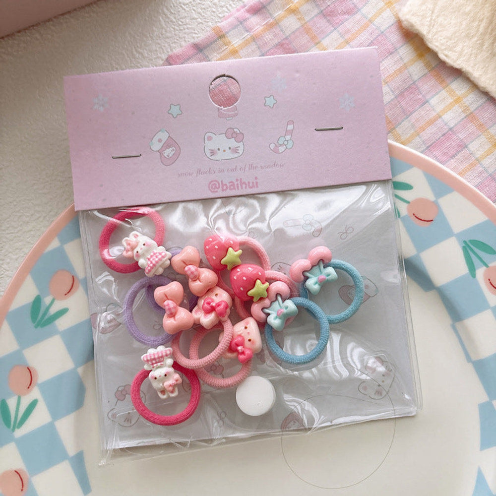 MyKids-USA® Cute Animals and Fruits Pattern Hair Tie