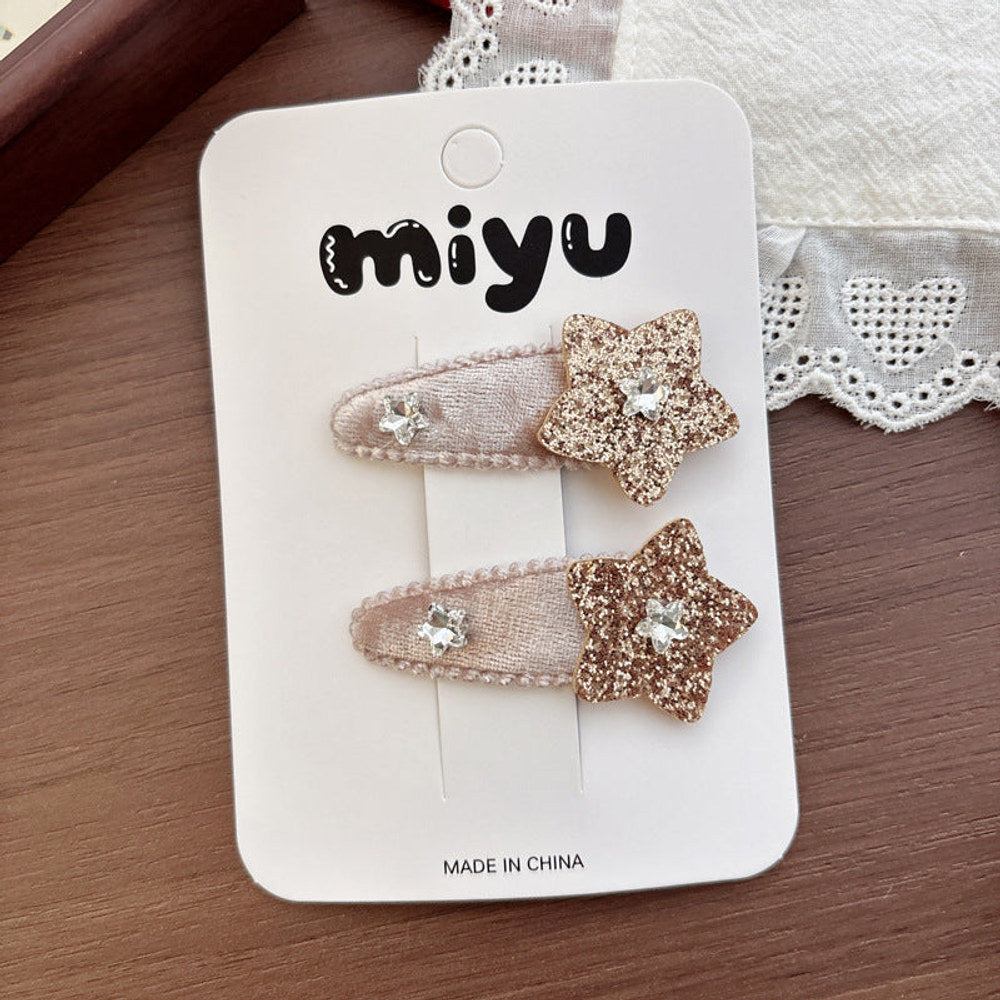 MyKids-USA® Cute Star Pattern Hair Clips