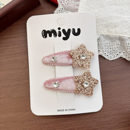 MyKids-USA® Cute Star Pattern Hair Clips