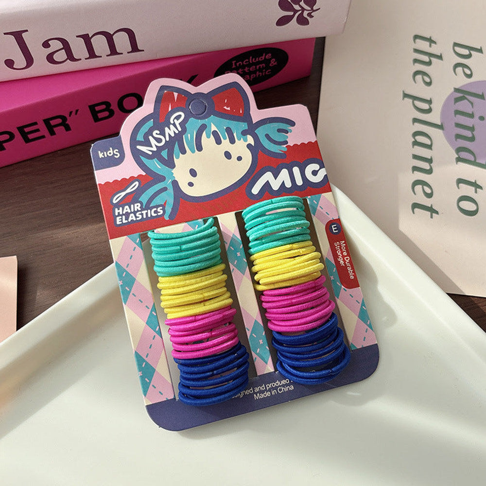 MyKids-USA® Basic Candy Color Elastic Hair Tie Wholesale