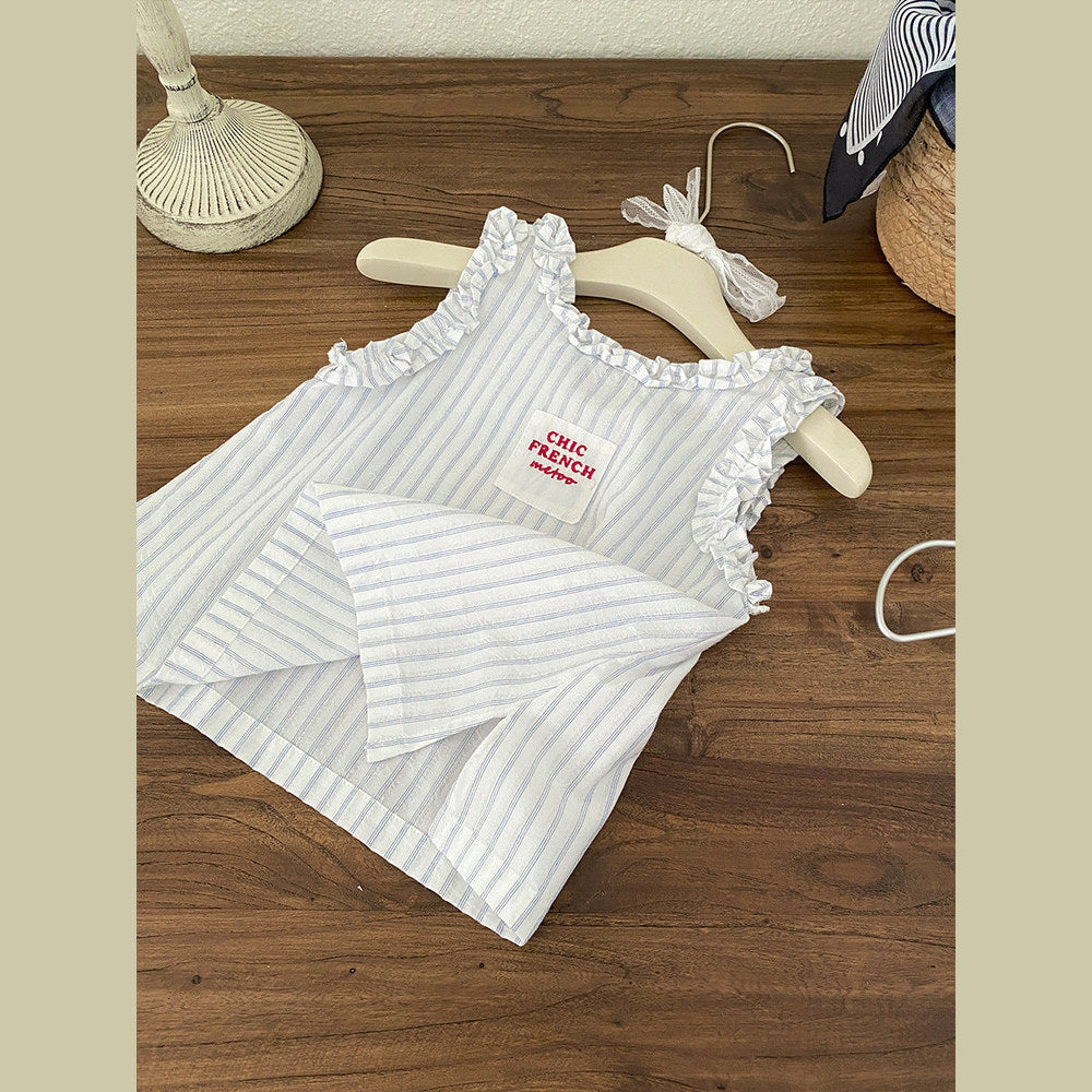 MyKids-USA® Baby Kids Girls Letters Pattern Top Vest