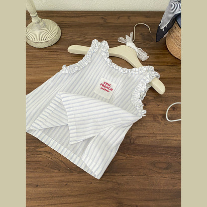 MyKids-USA® Baby Kids Girls Letters Pattern Top Vest