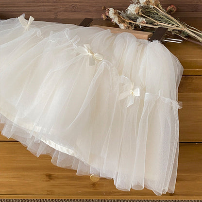 MyKids-USA® Baby Kids Girls Tulle Decorated Skirt