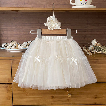 MyKids-USA® Baby Kids Girls Tulle Decorated Skirt