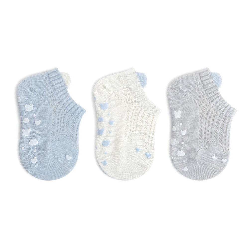 MyKids-USA® Baby Kids Breathable Cute Animals Pattern Socks 3-Pair Set