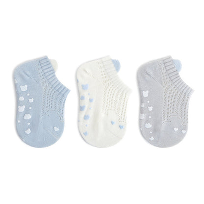MyKids-USA® Baby Kids Breathable Cute Animals Pattern Socks 3-Pair Set