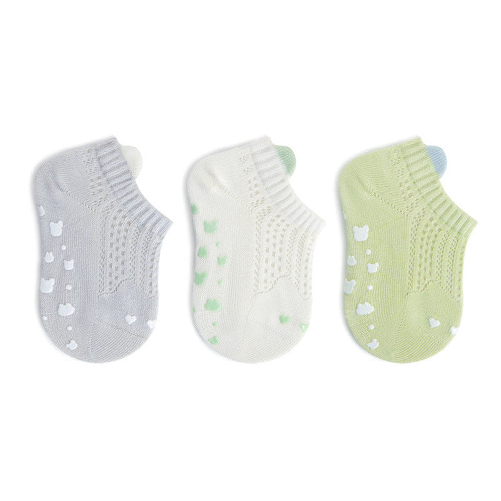 MyKids-USA® Baby Kids Breathable Cute Animals Pattern Socks 3-Pair Set