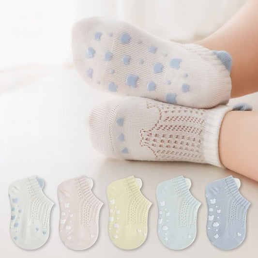 MyKids-USA® Baby Kids Breathable Cute Animals Pattern Socks 3-Pair Set