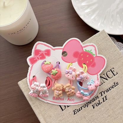 MyKids-USA® Collection of Cute Animals Cartoon Pattern Hair Accessories