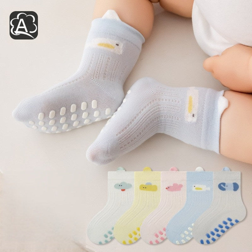MyKids-USA® Baby Kids Boys and Girls Breathable Cute Cartoon Pattern Socks