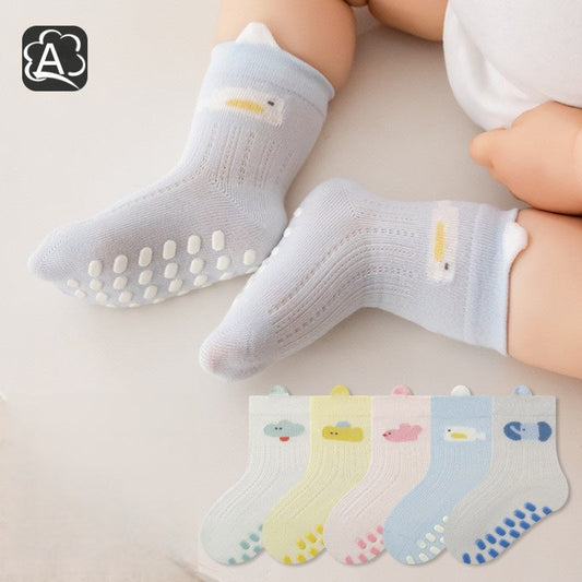MyKids-USA® Baby Kids Boys and Girls Breathable Cute Cartoon Pattern Socks