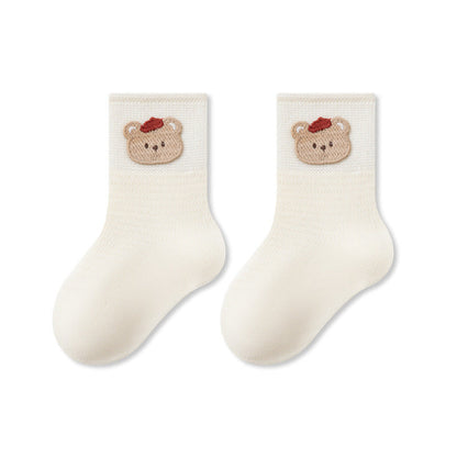MyKids-USA® Baby Kids Boys and Girls Breathable Cute Animals Cartoon Pattern Socks