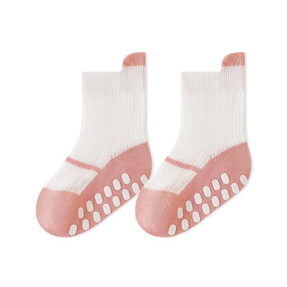 MyKids-USA® Baby Kids Boys and Girls Breathable Color Patchwork Socks