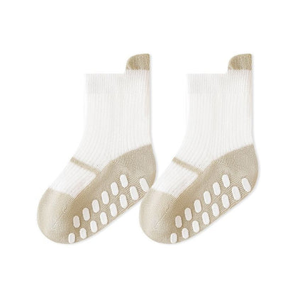 MyKids-USA® Baby Kids Boys and Girls Breathable Color Patchwork Socks