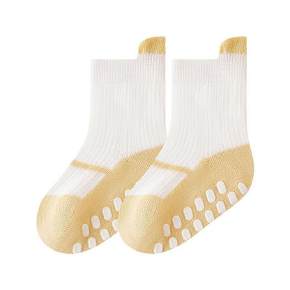MyKids-USA® Baby Kids Boys and Girls Breathable Color Patchwork Socks