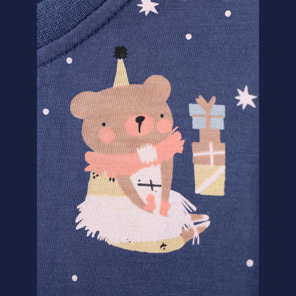 MyKids-USA® Cartoon Pattern Short Sleeves Dress for Stylish Girls