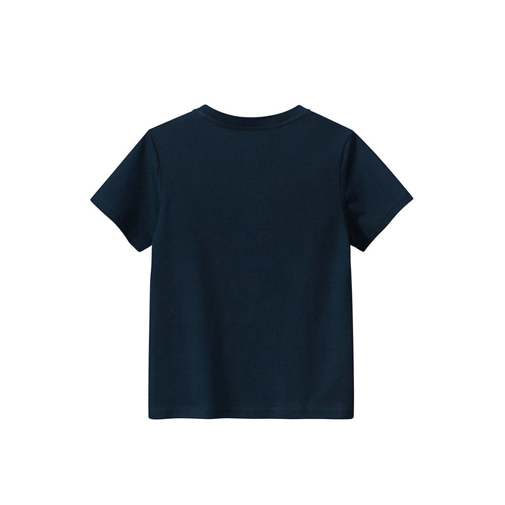 MyKids-USA® Summer Boys’ Letters and Cartoon Pattern T-shirt in European and American Style