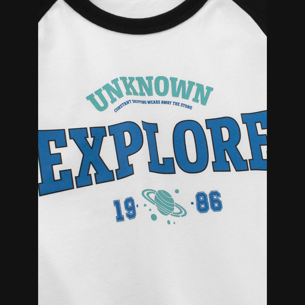 MyKids-USA® Boys’ Letters Pattern T-shirt in European and American Style