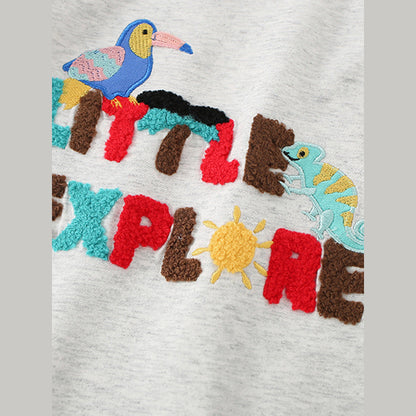 MyKids-USA® Boys’ Animals Cartoon and Letters Pattern T-shirt