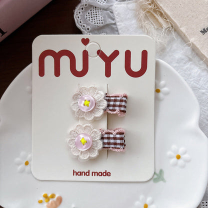 MyKids-USA® Collection of Plaid Hair Clips