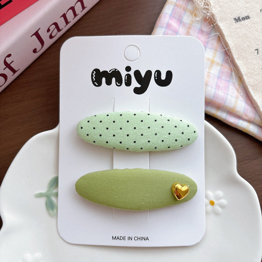 MyKids-USA® Collection of Dots Pattern Hair Clips