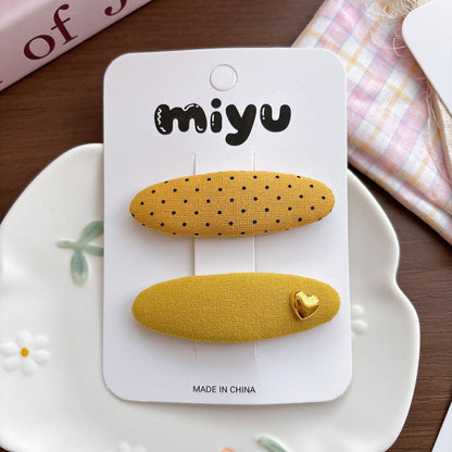 MyKids-USA® Collection of Dots Pattern Hair Clips