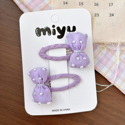 MyKids-USA® Collection of Beaded Hair Clips