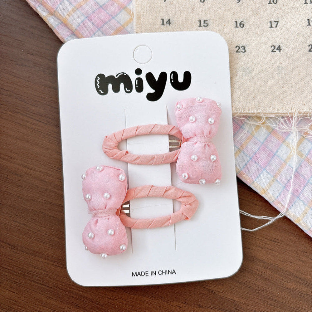 MyKids-USA® Collection of Beaded Hair Clips