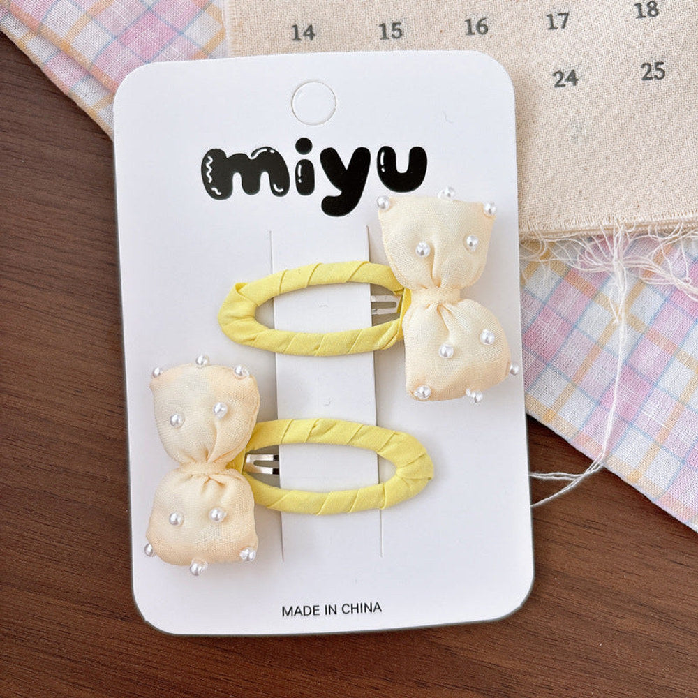 MyKids-USA® Collection of Beaded Hair Clips