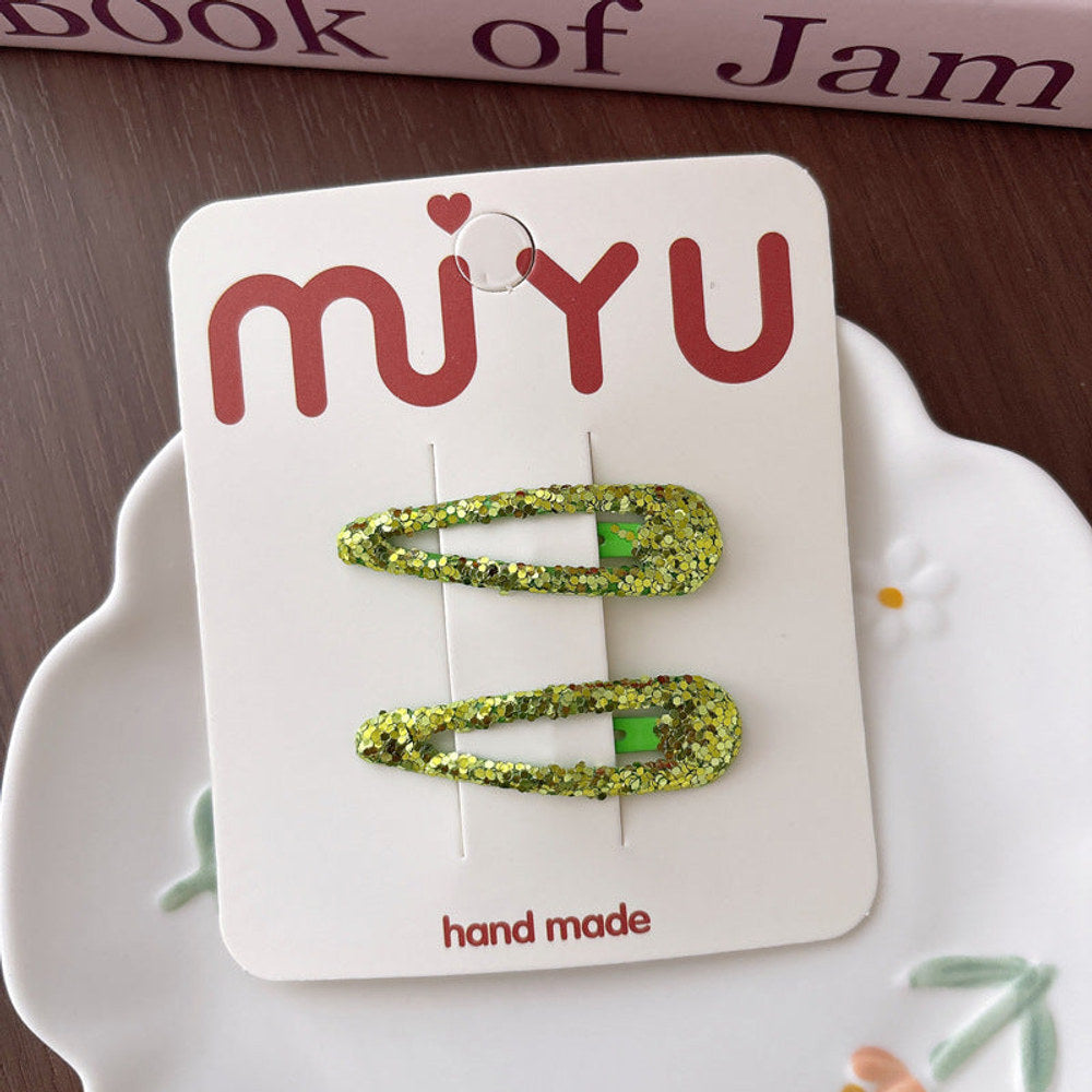 MyKids-USA® Collection of Sequins Hair Clips