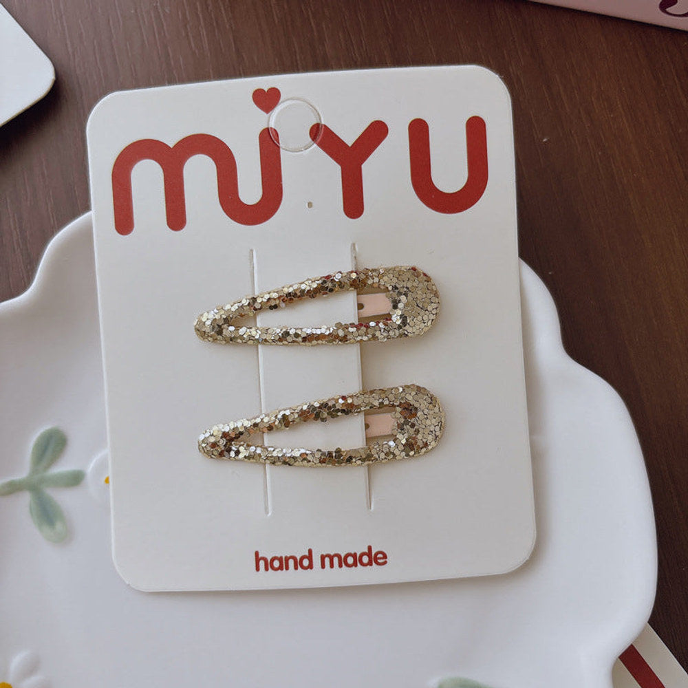 MyKids-USA® Collection of Sequins Hair Clips