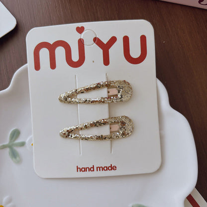 MyKids-USA® Collection of Sequins Hair Clips