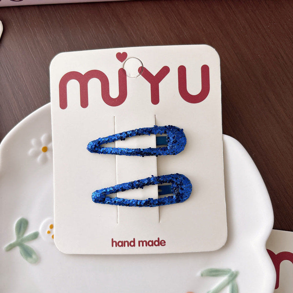 MyKids-USA® Collection of Sequins Hair Clips